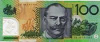 オーストラリアの100ドル札