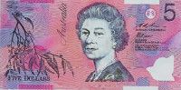 オーストラリアの5ドル札